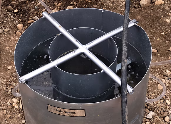 Permeability testing in MSET soils laboratory